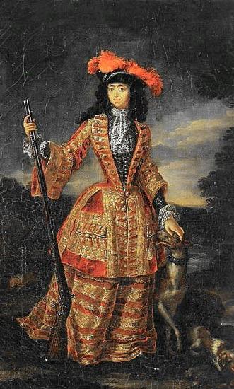  Anna Maria Luisa de' Medici in hunting dress